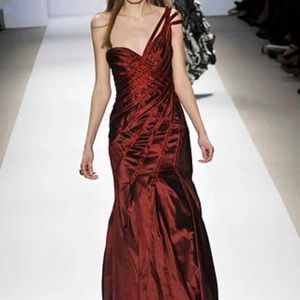 Carlos Miele red gown